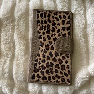 NWOT cheetah clutch
